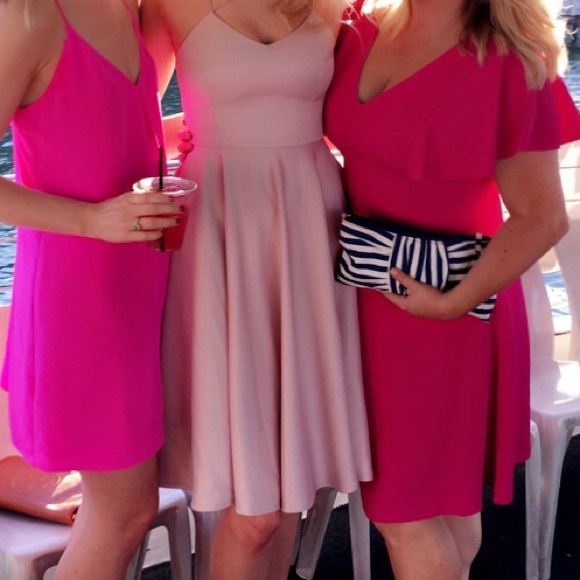 Banana Republic Dresses & Skirts - Bright pink cocktail dress